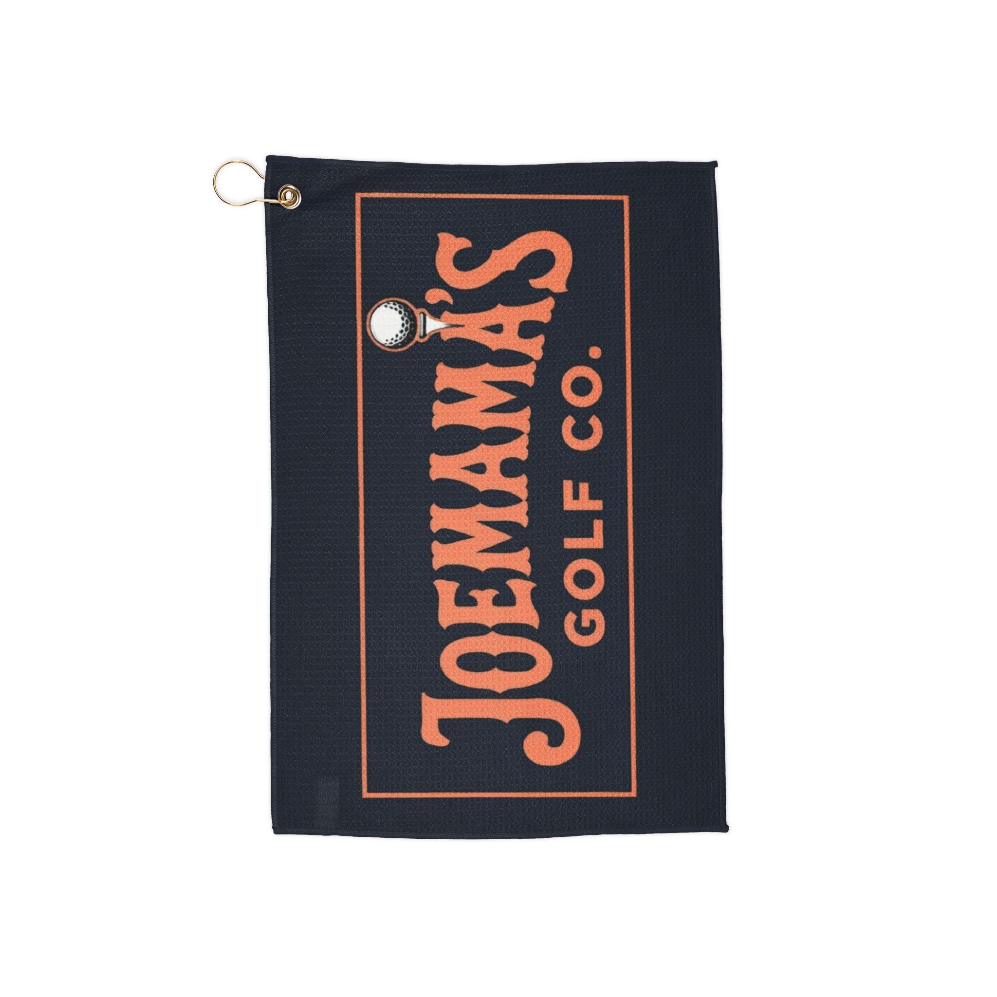 Orange and Navy Golf Towel