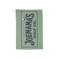 Navy and Green Golf Towel