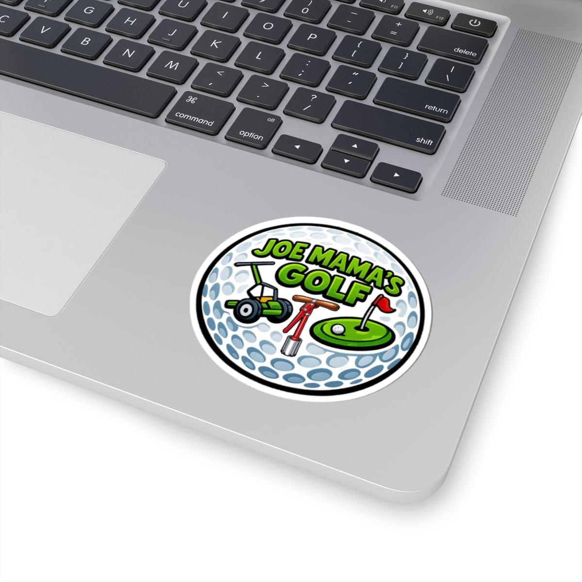 JOEMAMA'S GOLF CARTOON STICKER