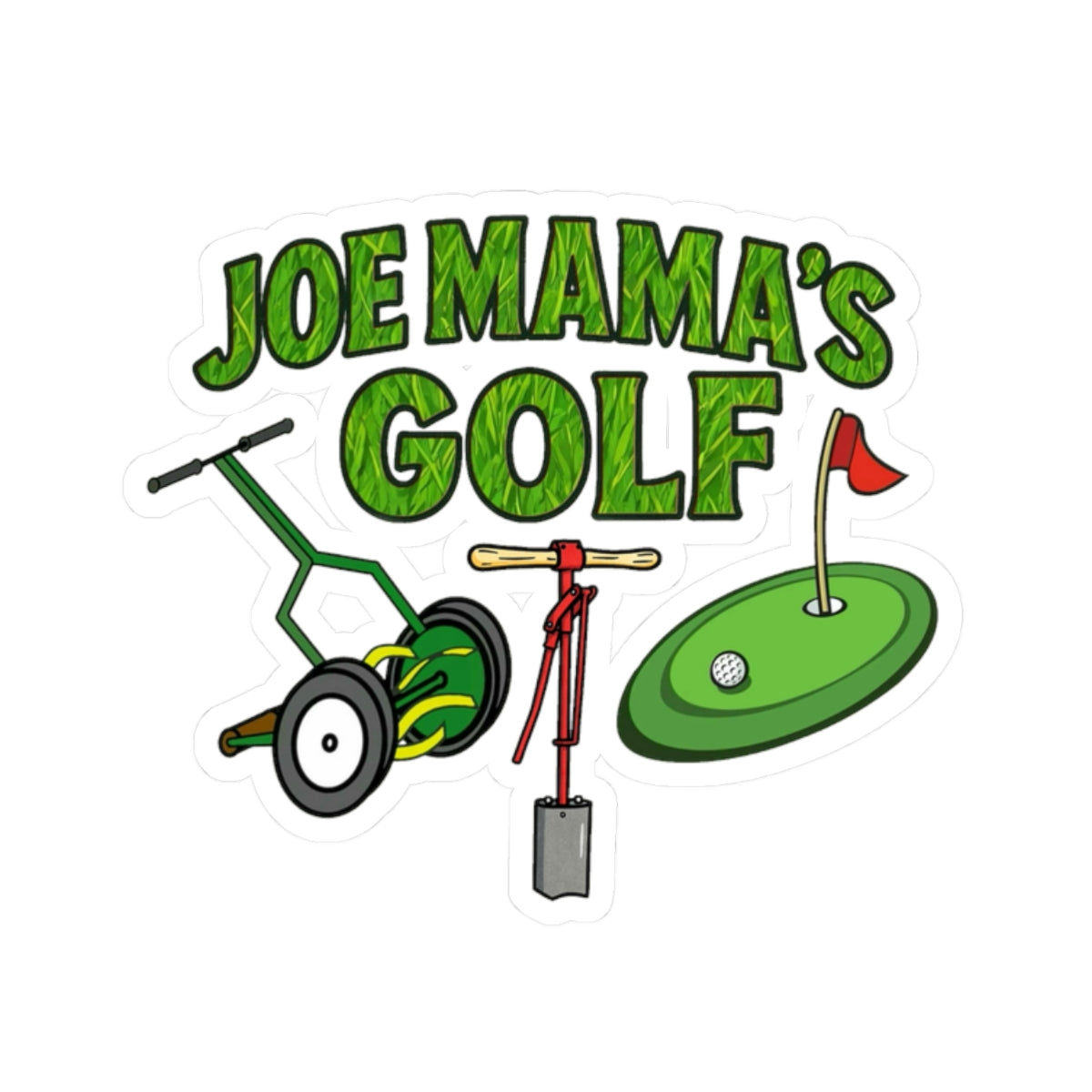 JOEMAMA'S GOLF STICKER