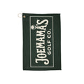 Cream and Green Golf Towel