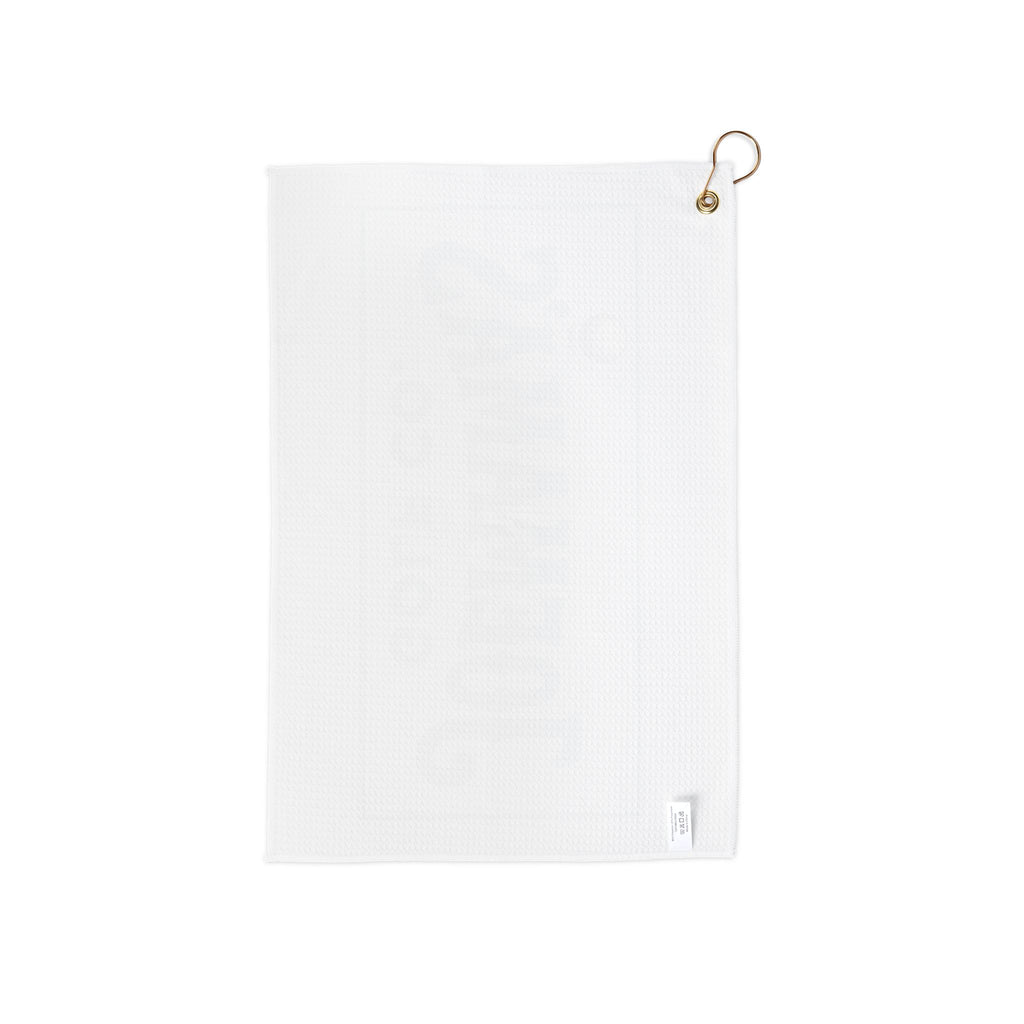 Green and Cream Golf Towel