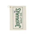 Green and Cream Golf Towel